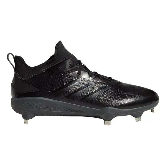 Adidas Adizero Afterburner V Dipped Black Baseball Cleats AQ0085 - Picture 2 of 4